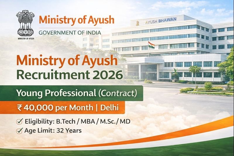Ministry of Ayush Young Professional Recruitment 2026