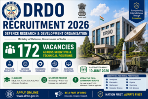 fficial DRDO RAC Advt 156 Notification 2026 for 152 Scientist B Vacancies