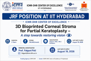 IIT Hyderabad Junior Research Fellow Recruitment 2026 details