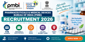 PMBI Recruitment 2026 Notification for 178 Contractual Posts Infographic